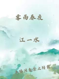 雾雨春夜